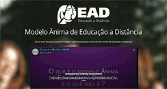 Desktop Screenshot of ead.animaeducacao.com.br