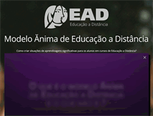 Tablet Screenshot of ead.animaeducacao.com.br